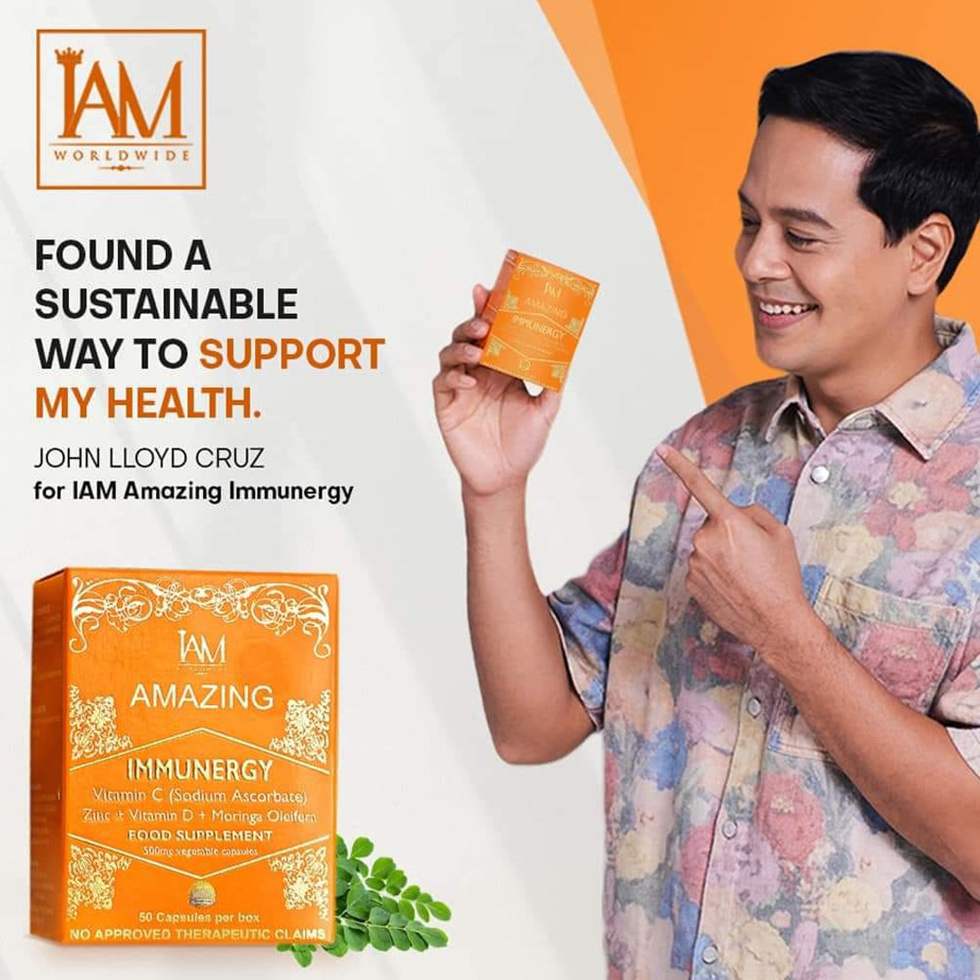 Immunergy | Vitamin C With Zinc Vitamin D and Moringa Oleifera | Food Supplement