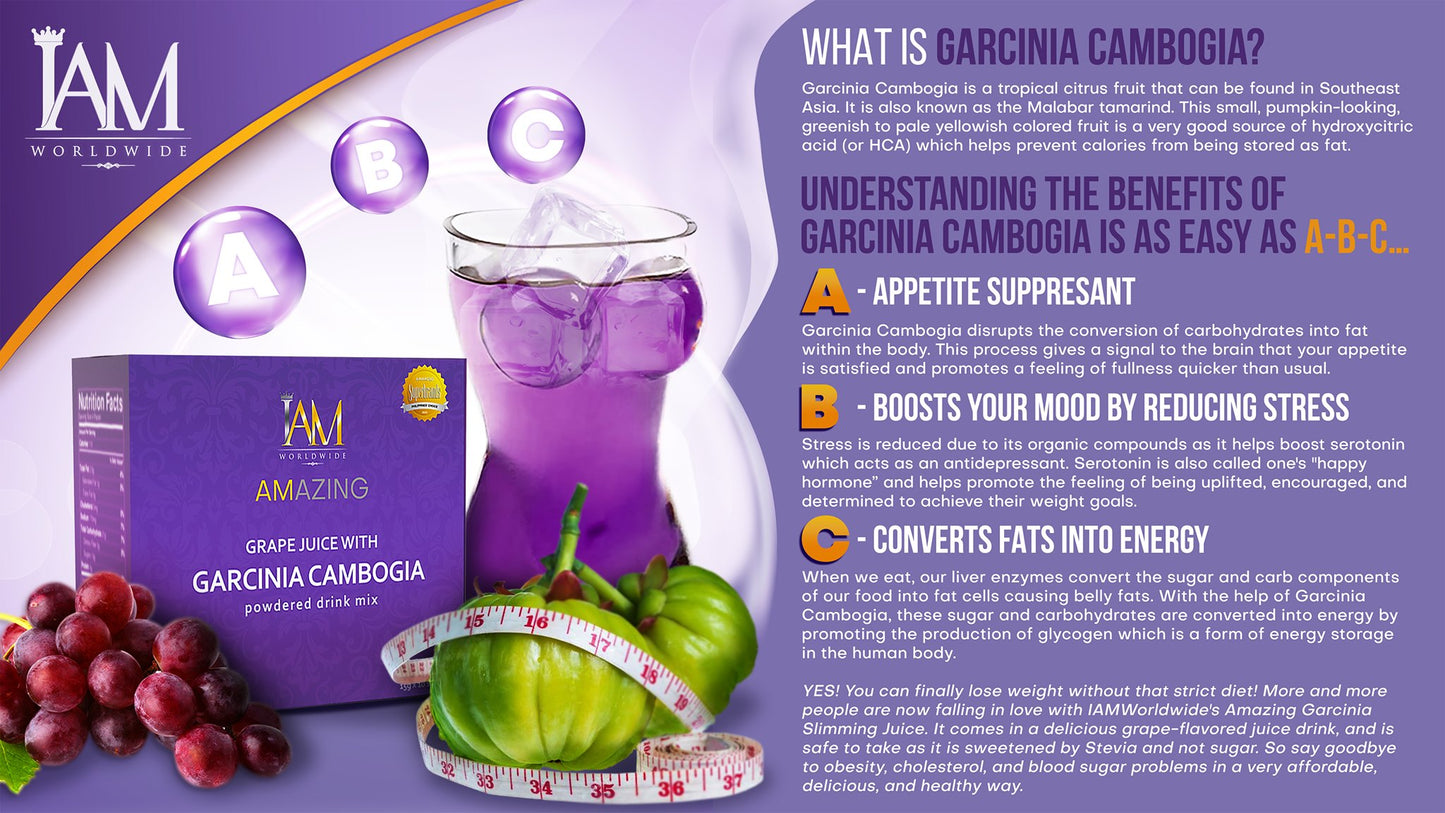 Grape Juice with Garcinia Cambogia | 1 Box | 10 Sachet