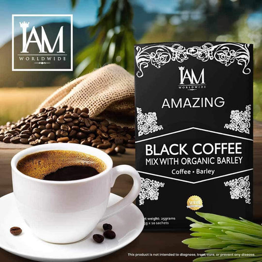 Amazing Black Coffee with Organic Barley