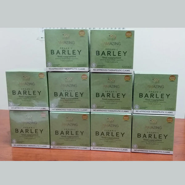 Amazing Organic Barley Capsule | 1 Box | 100 Capsules