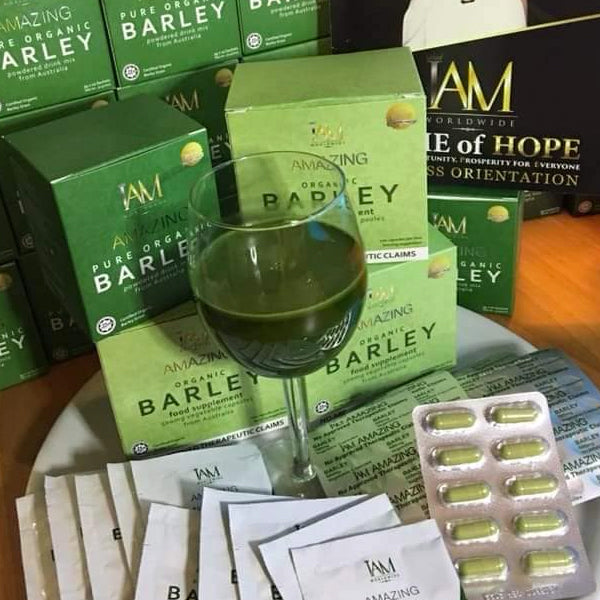 Amazing Organic Barley Capsule | 1 Box | 100 Capsules