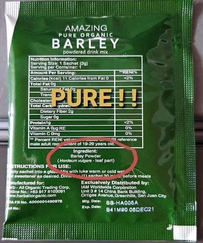 Amazing Pure Organic Barley from Australia | 2 Boxes