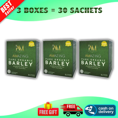 Amazing Pure Organic Barley from Australia | 3 Boxes